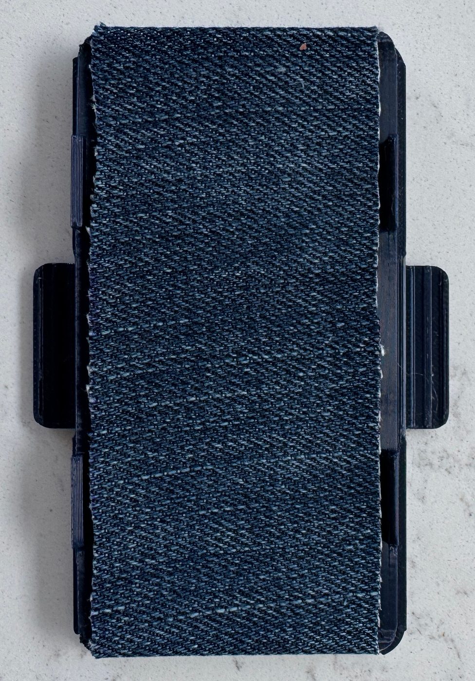 Razor Maintainer denim stropping surface from above, Midnight Blue, thumbnail